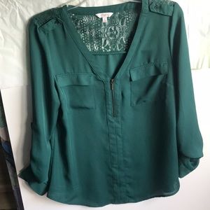 Candies forest green blouse